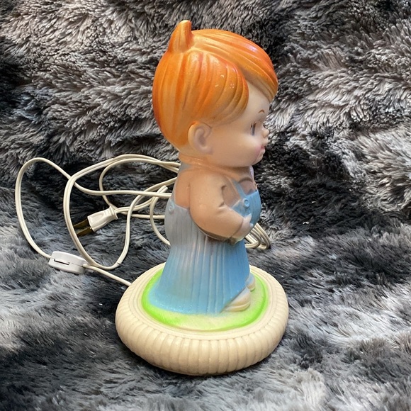 Vintage Sanitoy blow mold Boy in Blue Ovetalls - Picture 4 of 17